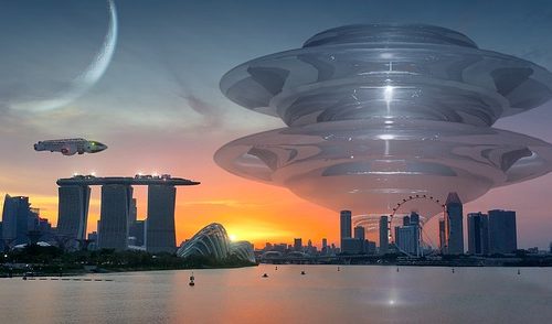 Science Fiction Architecture Art